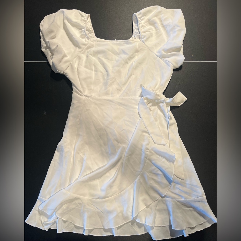 White wedding shower/bachelorette dress